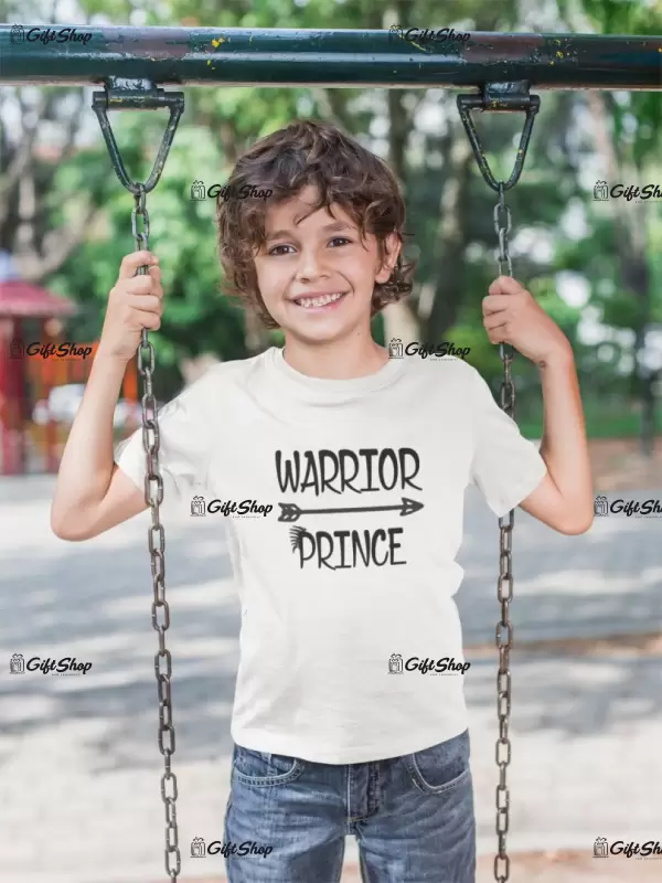 Tribe warrior prince, tricou cu mesaj