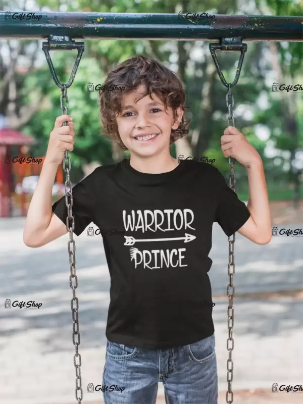 Tribe warrior prince, tricou cu mesaj