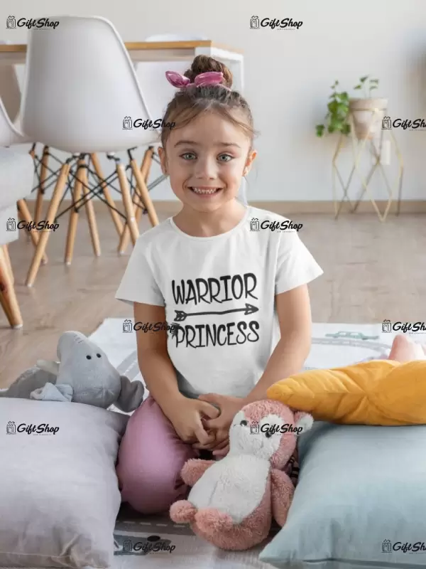 Tribe warrior princes, tricou cu mesaj