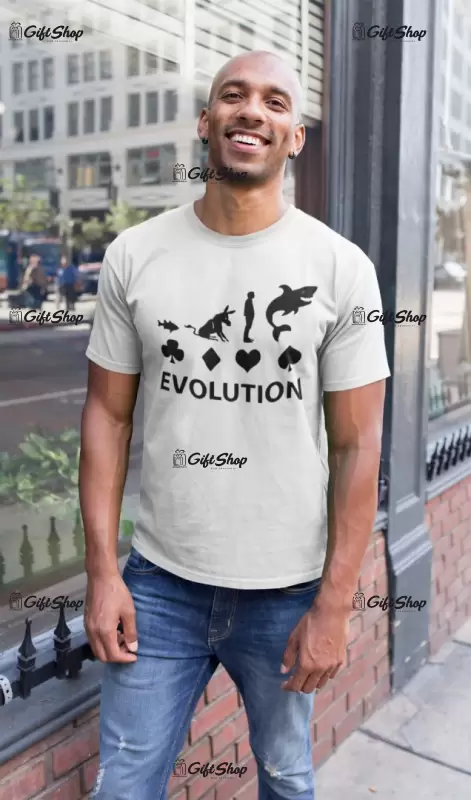 Poker evolution, tricou cu mesaj