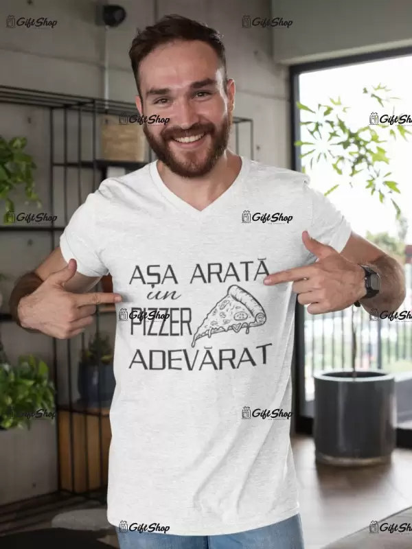 Asa arata un pizzer adevarat, tricou cu mesaj