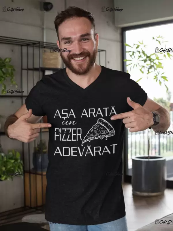 Asa arata un pizzer adevarat, tricou cu mesaj
