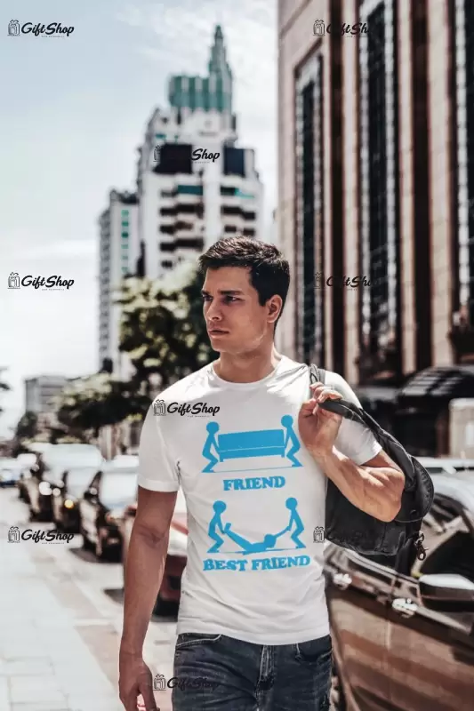 Friend best friend, tricou cu mesaj