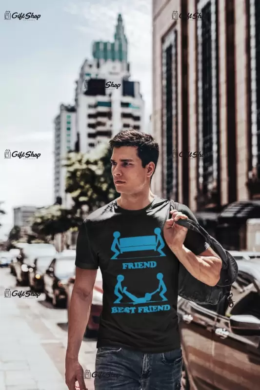 Friend best friend, tricou cu mesaj