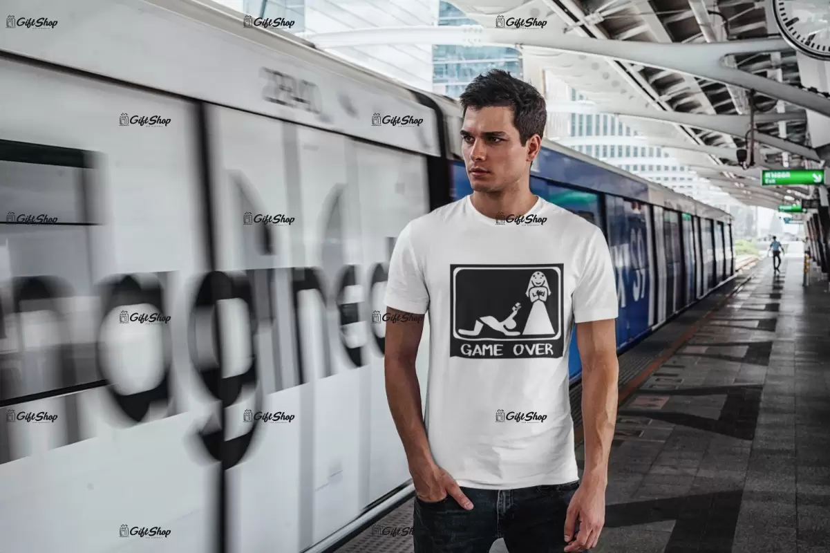Game over, tricou cu mesaj, tgs0141