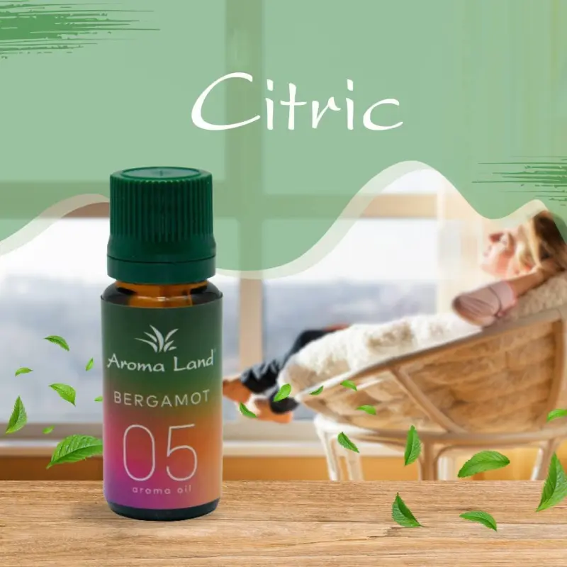 Bergamot, 10 ml, ulei parfumat, pentru aromaterapie si odorizare