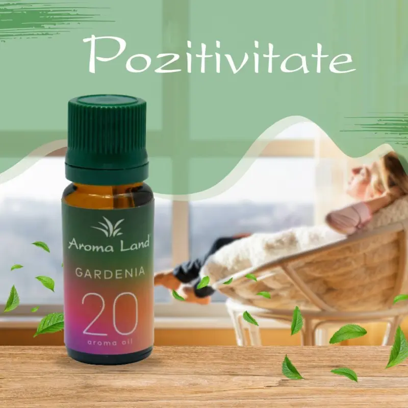 Gardenia, 10 ml, ulei parfumat, pentru aromaterapie si odorizare