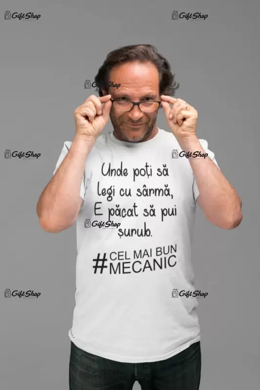 Cel mai bun mecanic, tricou cu mesaj