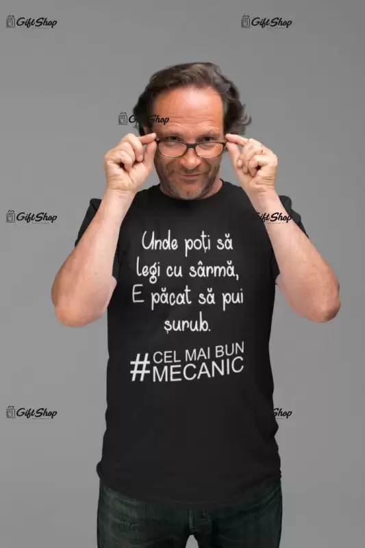 Cel mai bun mecanic, tricou cu mesaj