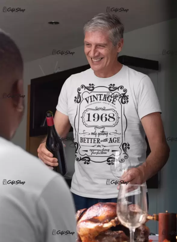Vintage, ( se adauga anul pentru grafica ), tricou cu mesaj