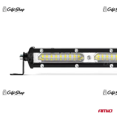 Proiector LED BAR model "SLIM" pentru Off-Road, ATV, SSV, putere 108W, culoare 6500K, tensiune 9-36V, dimensiuni 340 x 27 x 43 mm