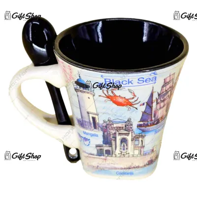 Cana cu lingurita realizate din ceramica litoral romania