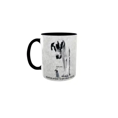 Never be afraid..., cana ceramica, 330ml
