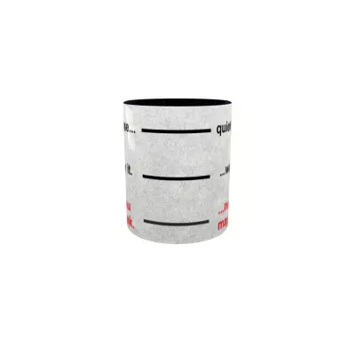 Quiet please, ...wait for it, cana ceramica 330ml