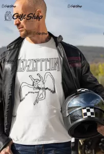Led zeppelin, tricou cu mesaj