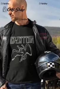 Led zeppelin, tricou cu mesaj