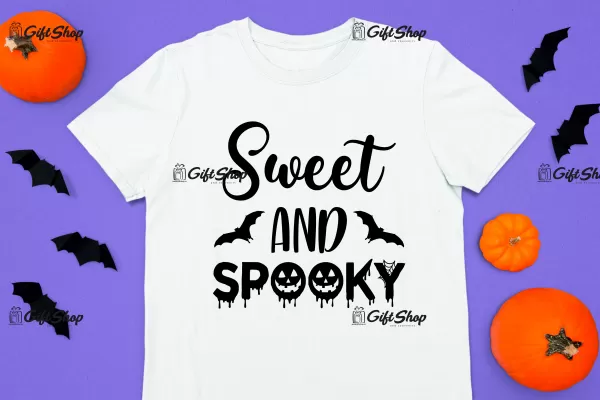 Sweet and spooky, tricou cu mesaj