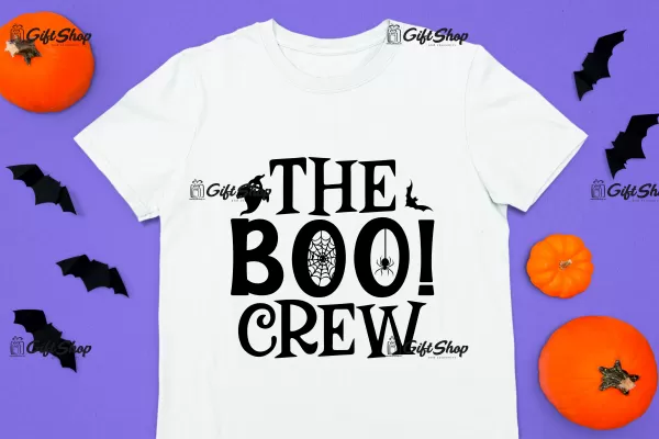 The boo crew, tricou cu mesaj