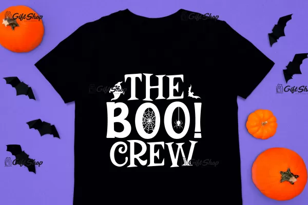 The boo crew, tricou cu mesaj
