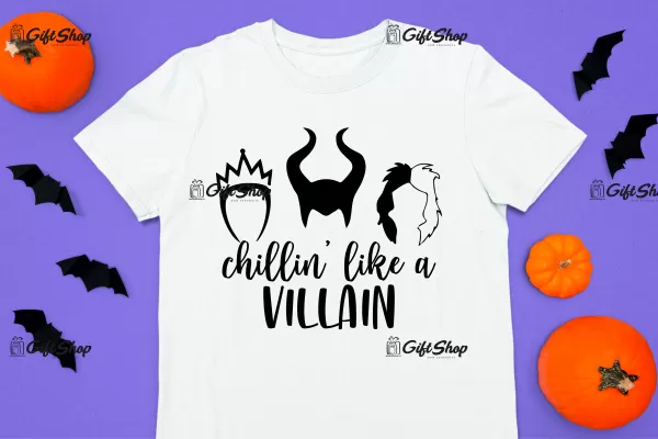 CHILLIN` LIKE A VILLAIN - Tricou Personalizat