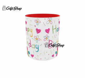Happy birthday, cana ceramica, 330ml, cgs1059