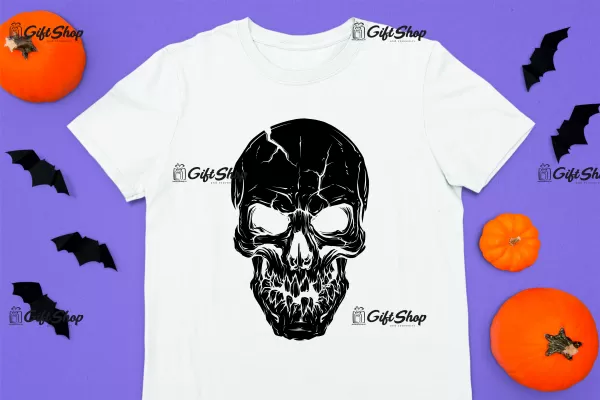 Skull, tricou cu mesaj