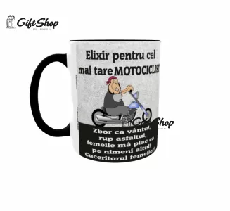 Elixir pentru cel mai tare motociclist, cana ceramica, 330ml, cgs1065
