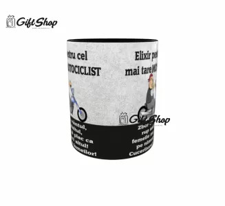 Elixir pentru cel mai tare motociclist, cana ceramica, 330ml, cgs1065