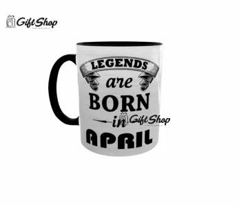 LEGENDS ARE BORN IN APRIL - Cana Ceramica Cod produs: CGS1109D