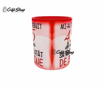 Mi-au trebuit 45 de ani sa arat atat de bine, cana ceramica, 330ml, cgs1124b
