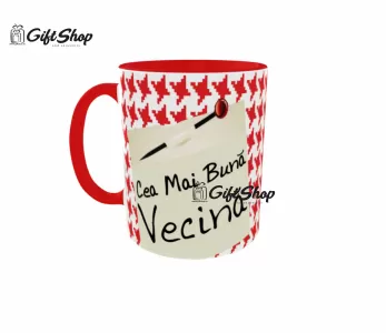 Pentru cea mai buna vecina, cana ceramica, 330ml, cgs1135a