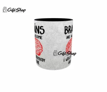 BRAINS ARE AWESOME - Cana Ceramica Cod produs: CGS1142