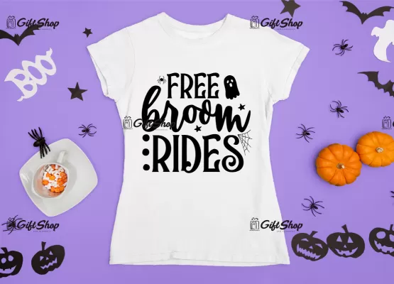 FREE BROOM RIDES - Tricou Personalizat