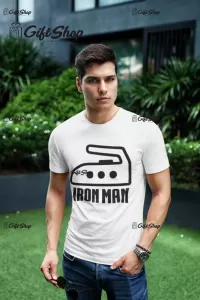 Iron man, tricou cu mesaj