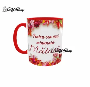 Pentru cea mai minunata matusa, cana ceramica, 330ml,