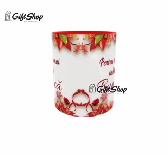 Pentru cea mai iubita bunica, cana ceramica, 330ml, cgs1197
