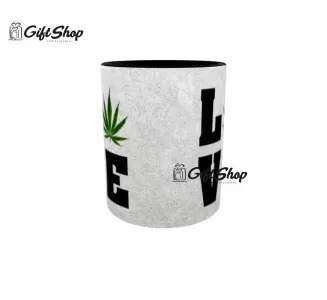 Love weed, cana ceramica, 330ml, cgs1216