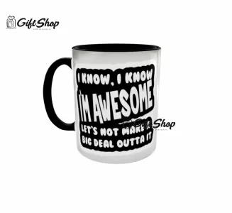 I know i`m awesome, cana ceramica, 330ml, cgs1309