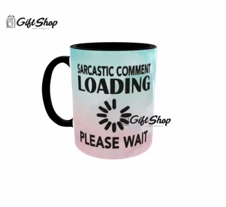 Sarcastic comment loading, cana ceramica, 330ml,  cgs1312b