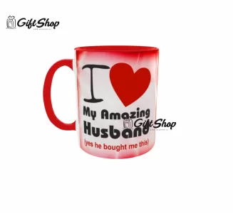 I LOVE MY AMAZING HUSBAND  - Cana Ceramica Cod produs: CGS1314