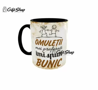 Omuletii mei preferati imi spun bunic, cana ceramica, 330ml, cgs1316