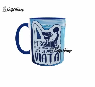 Pescuitul nu este doar un sport, cana ceramica, 330ml, cgs1319