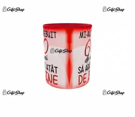 Mi-au trebuit 60 de ani sa arat atat de bine, cana ceramica, 330ml, model 2