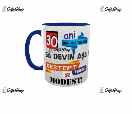 Mi-au trebuit 30 de ani sa arat atat de bine, cana ceramica, 330ml, model 1