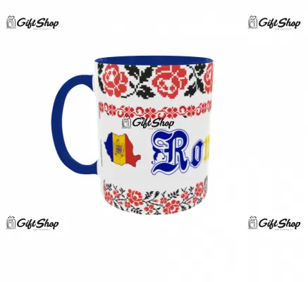 Cana personalizata gift shop, ROMANIA, model 1, din ceramica, 330ml