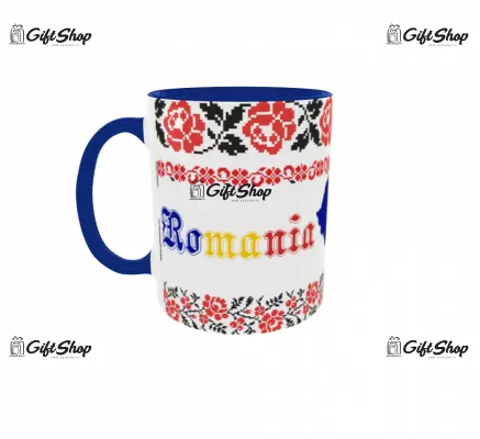 Cana personalizata gift shop, ROMANIA, model 2, din ceramica, 330ml
