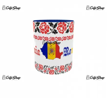 Cana personalizata gift shop, ROMANIA, model 2, din ceramica, 330ml
