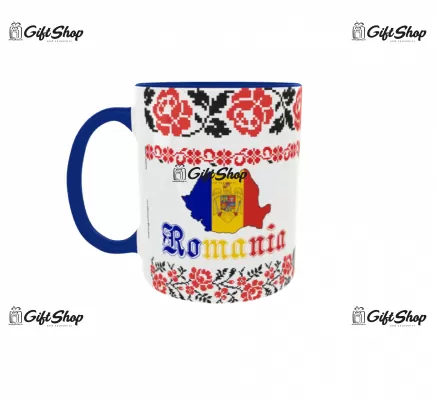 Cana personalizata gift shop, ROMANIA, model , din ceramica, 330ml