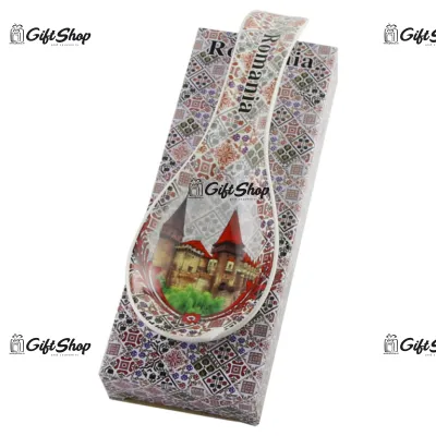 Suport lingura din ceramica 9×26 cm, castelul corvinilor, romania – 345