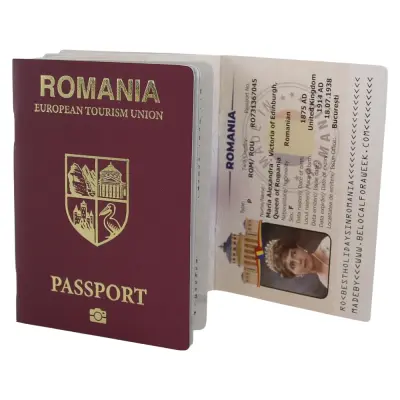 Pasaport de explorare romania in limba engleza, regina maria alexandra